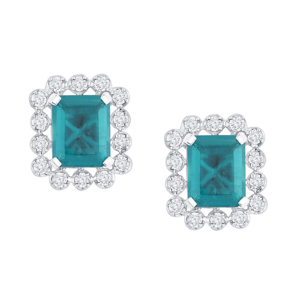 Blue Topaz Elegance Earring - Unique Piece